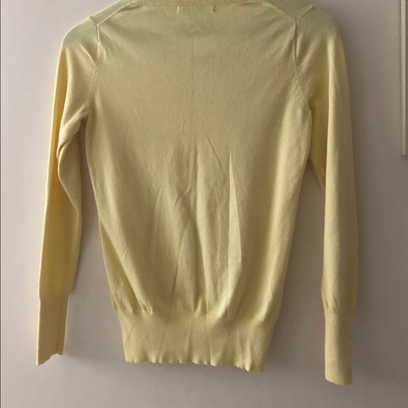 Banana Republic Pastel Yellow Silk Blend Sweater - Picture 2 of 8